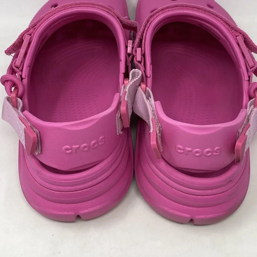 Crocs Unisex Duet 2 Max Post Malone Electric Pink Croslite Clog Size M(10) W(12)